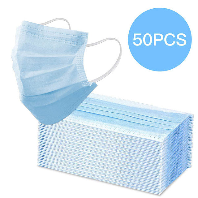 50PCS 3-layer Disposable Masks CE Certified