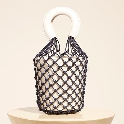 Hollow bao bao net bucket handbag